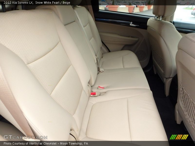 Snow White Pearl / Beige 2012 Kia Sorento LX