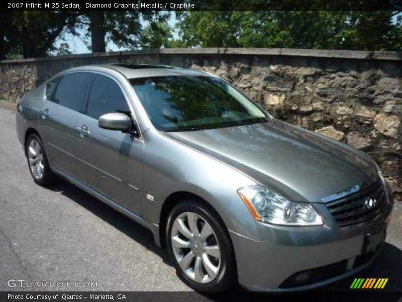 Diamond Graphite Metallic / Graphite 2007 Infiniti M 35 Sedan