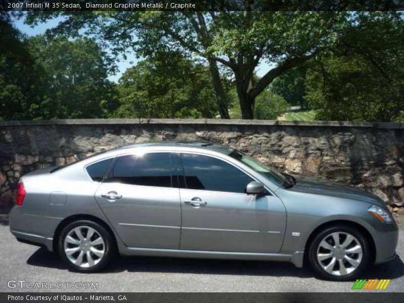 Diamond Graphite Metallic / Graphite 2007 Infiniti M 35 Sedan