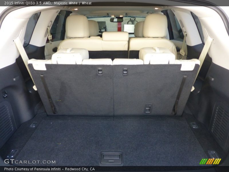 Majestic White / Wheat 2015 Infiniti QX60 3.5 AWD