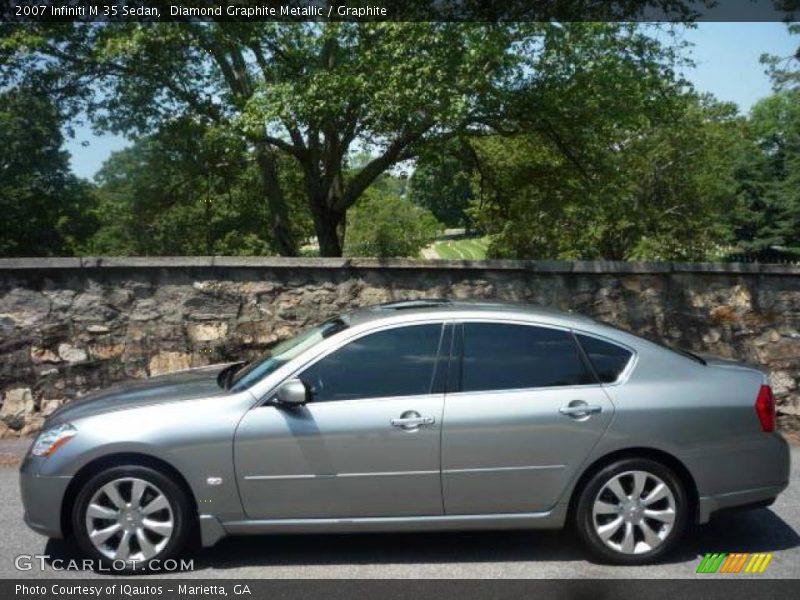 Diamond Graphite Metallic / Graphite 2007 Infiniti M 35 Sedan