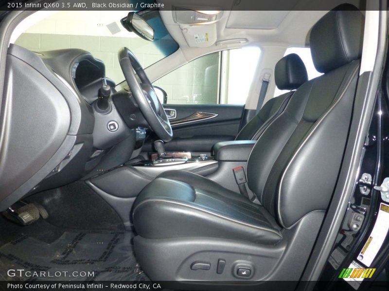 Black Obsidian / Graphite 2015 Infiniti QX60 3.5 AWD