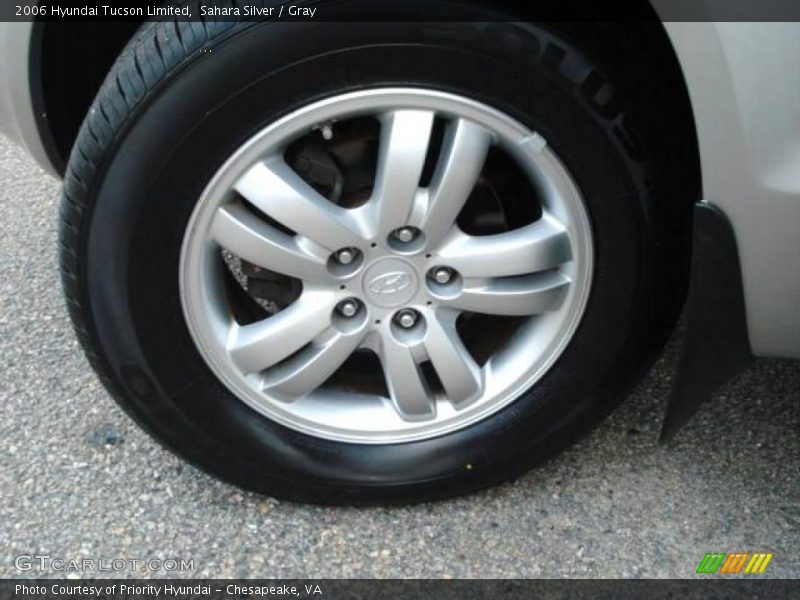 Sahara Silver / Gray 2006 Hyundai Tucson Limited