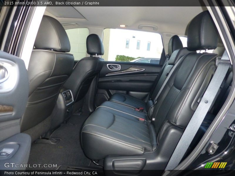 Black Obsidian / Graphite 2015 Infiniti QX60 3.5 AWD