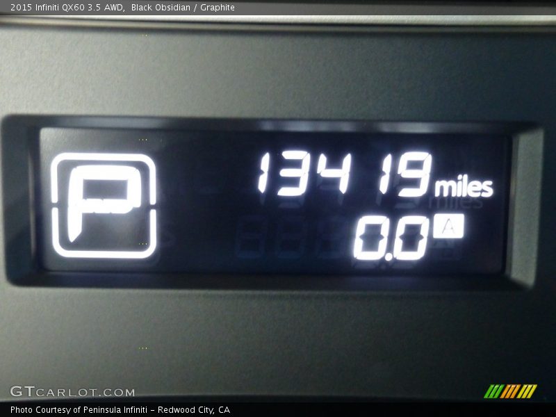 Black Obsidian / Graphite 2015 Infiniti QX60 3.5 AWD