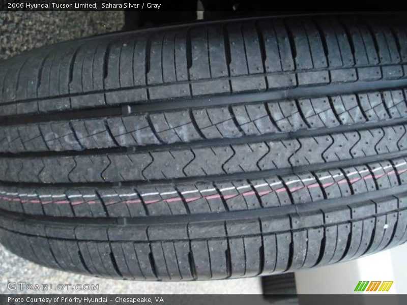Sahara Silver / Gray 2006 Hyundai Tucson Limited