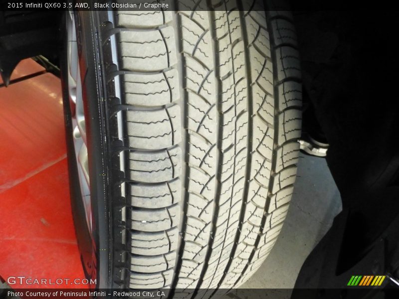 Black Obsidian / Graphite 2015 Infiniti QX60 3.5 AWD