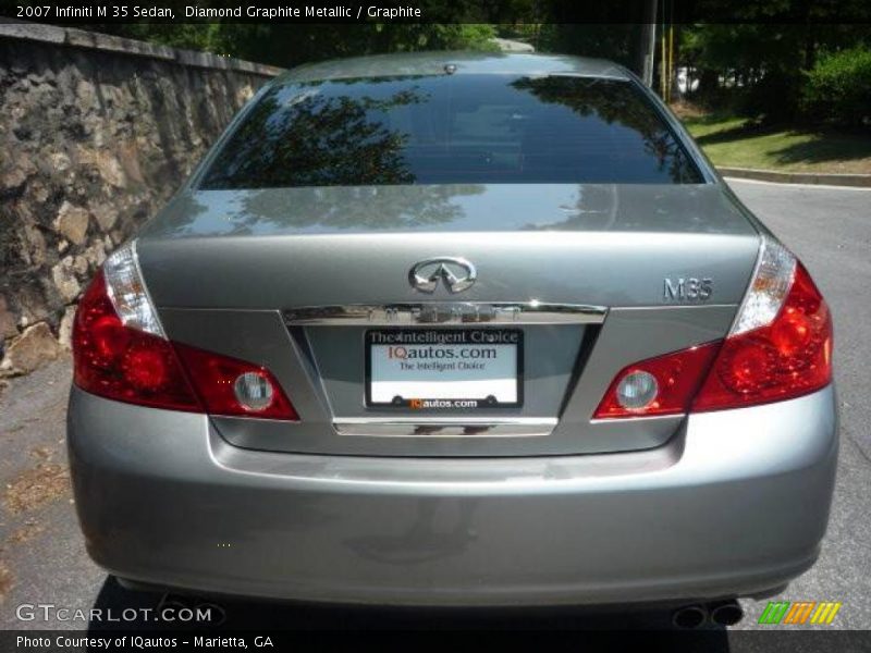 Diamond Graphite Metallic / Graphite 2007 Infiniti M 35 Sedan