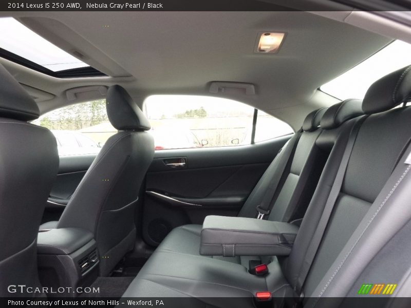 Nebula Gray Pearl / Black 2014 Lexus IS 250 AWD