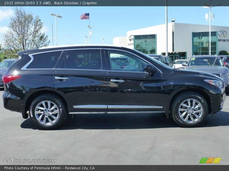 Black Obsidian / Graphite 2015 Infiniti QX60 3.5 AWD