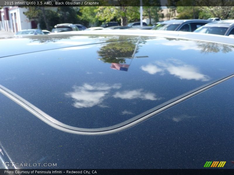 Black Obsidian / Graphite 2015 Infiniti QX60 3.5 AWD