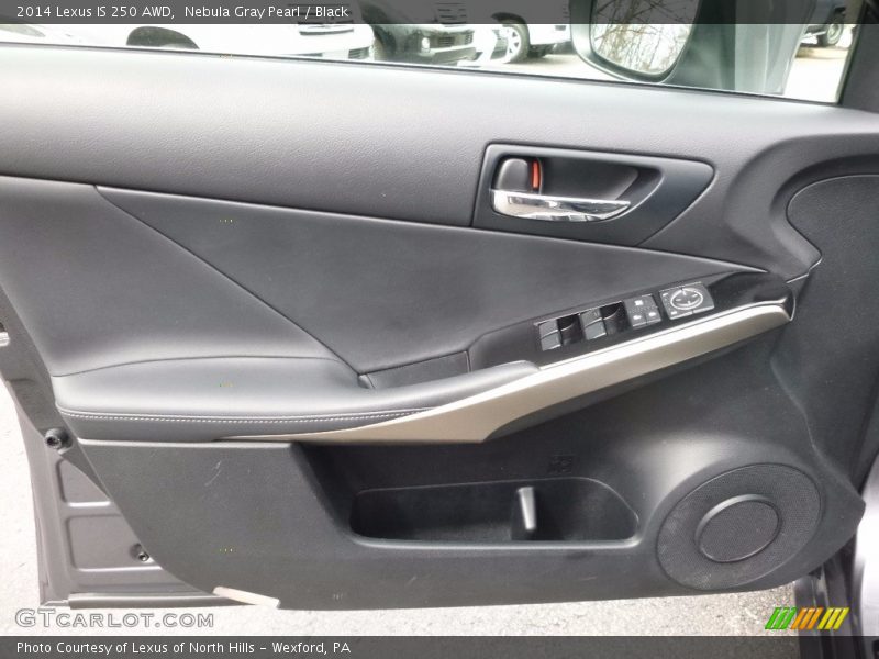 Nebula Gray Pearl / Black 2014 Lexus IS 250 AWD