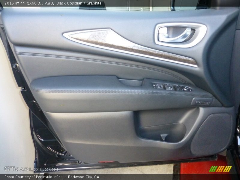 Black Obsidian / Graphite 2015 Infiniti QX60 3.5 AWD