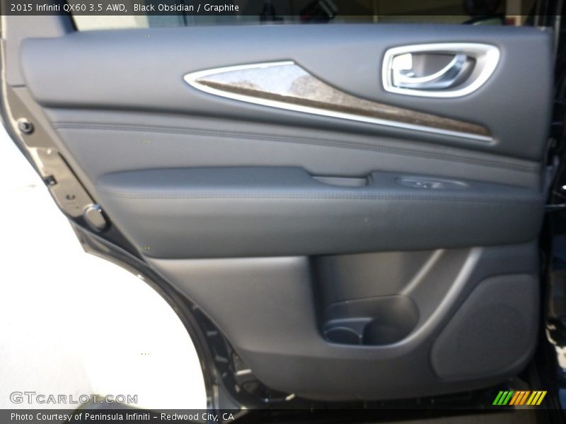 Black Obsidian / Graphite 2015 Infiniti QX60 3.5 AWD