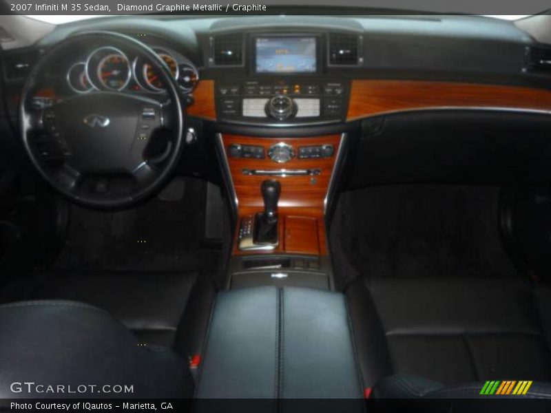 Diamond Graphite Metallic / Graphite 2007 Infiniti M 35 Sedan