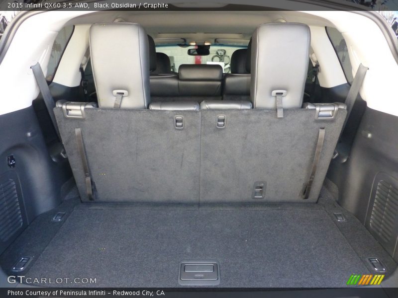 Black Obsidian / Graphite 2015 Infiniti QX60 3.5 AWD