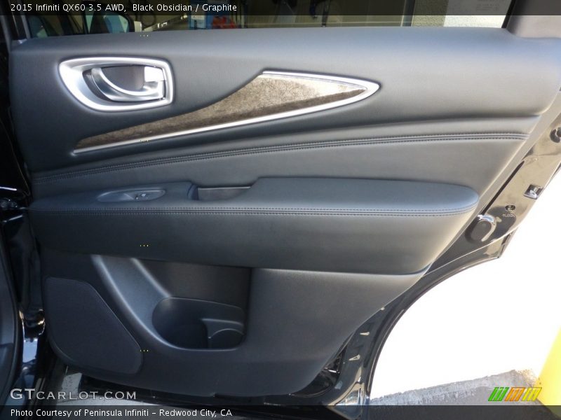Black Obsidian / Graphite 2015 Infiniti QX60 3.5 AWD