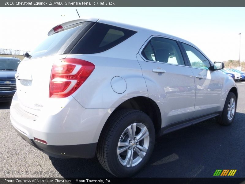Silver Ice Metallic / Jet Black 2016 Chevrolet Equinox LS AWD