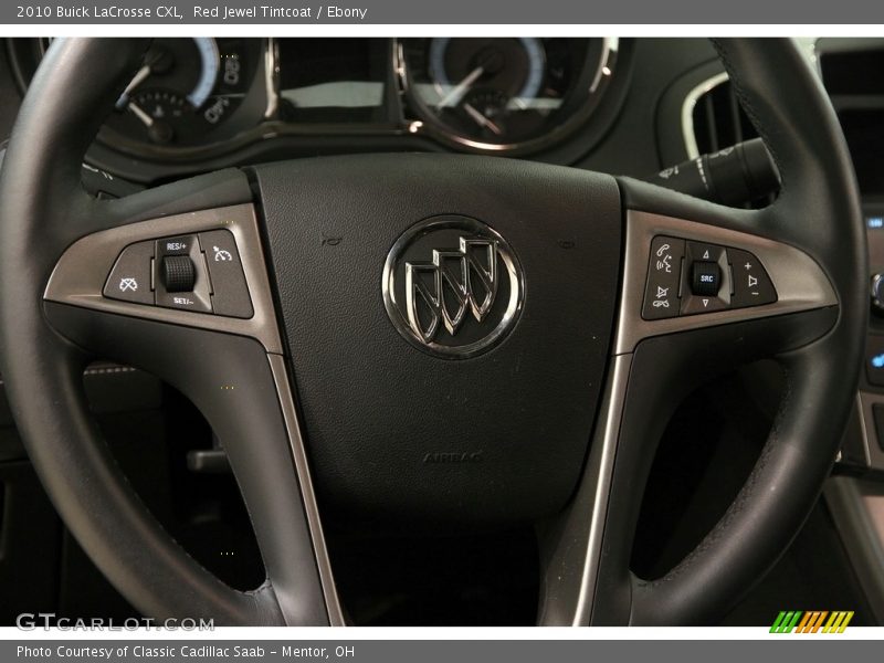Red Jewel Tintcoat / Ebony 2010 Buick LaCrosse CXL