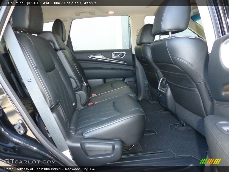 Black Obsidian / Graphite 2015 Infiniti QX60 3.5 AWD