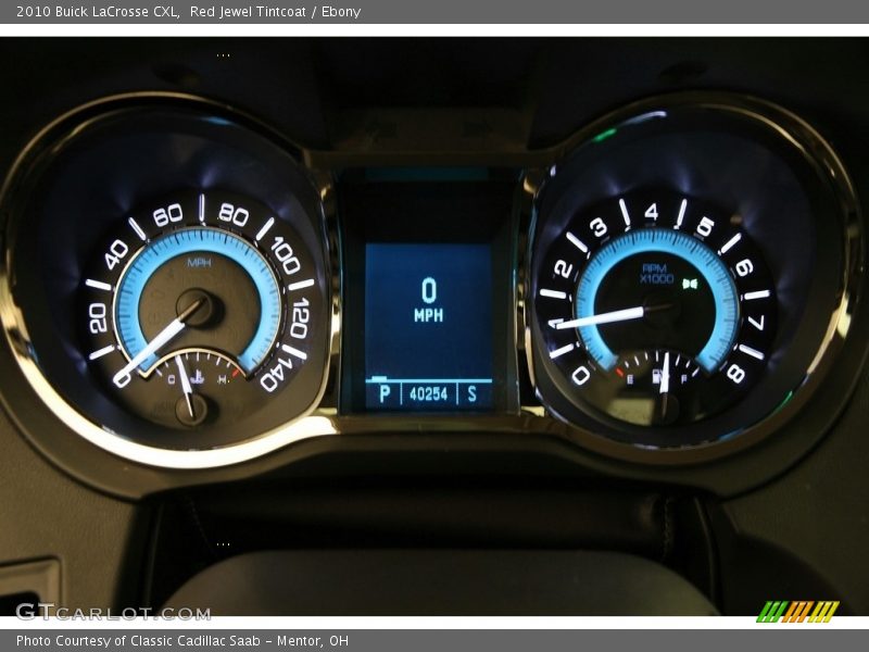 Red Jewel Tintcoat / Ebony 2010 Buick LaCrosse CXL