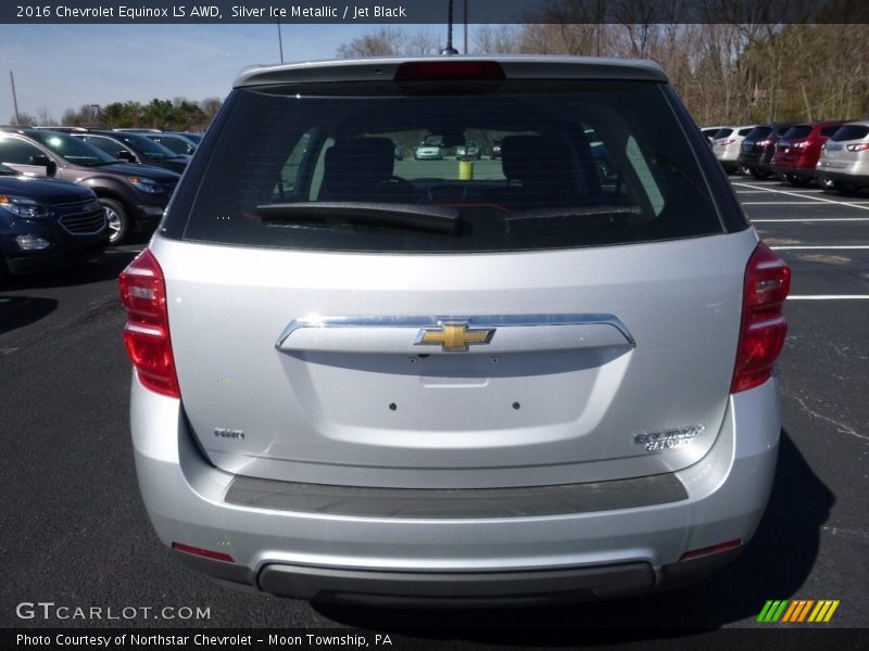 Silver Ice Metallic / Jet Black 2016 Chevrolet Equinox LS AWD