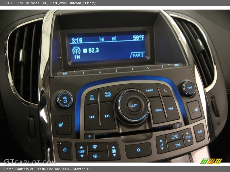 Red Jewel Tintcoat / Ebony 2010 Buick LaCrosse CXL