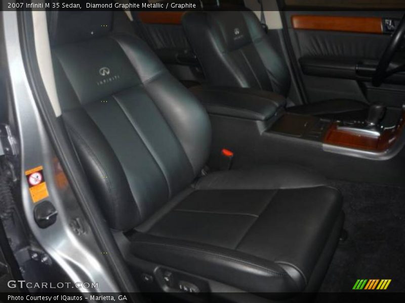 Diamond Graphite Metallic / Graphite 2007 Infiniti M 35 Sedan