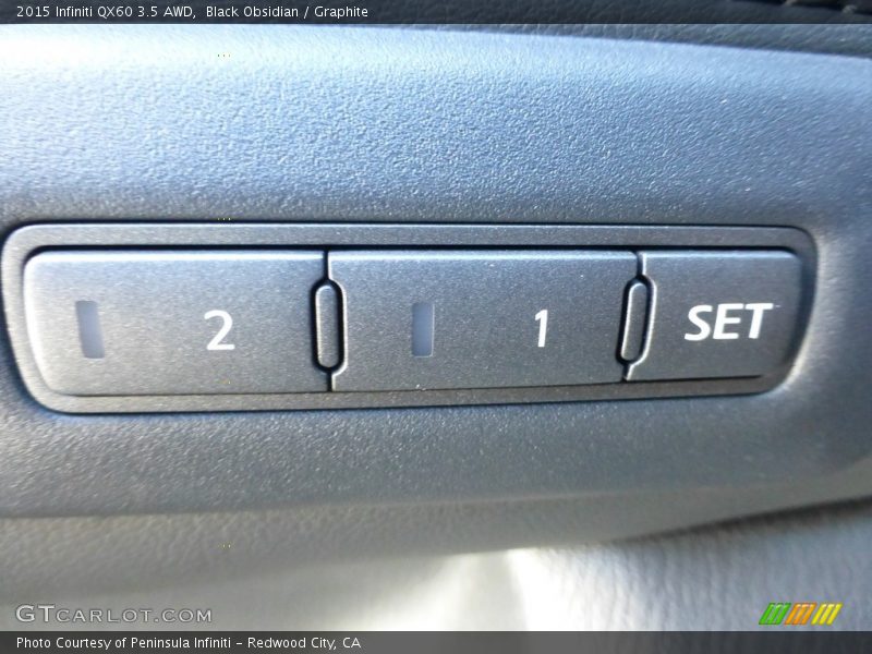 Black Obsidian / Graphite 2015 Infiniti QX60 3.5 AWD