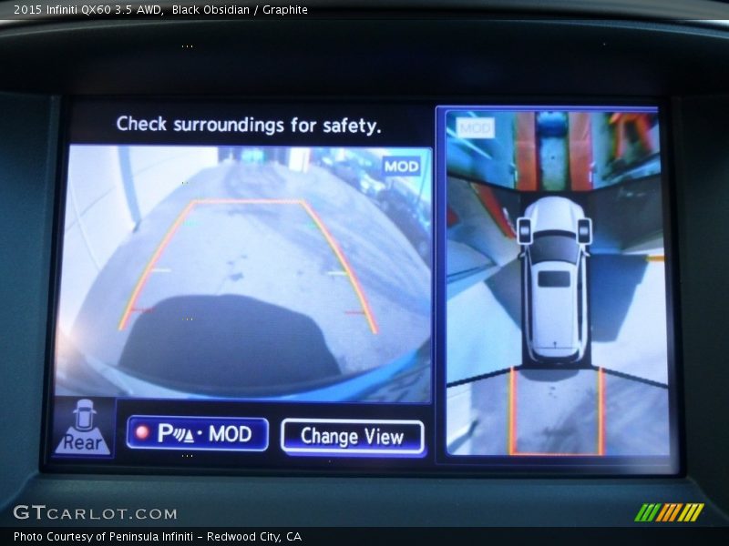 Black Obsidian / Graphite 2015 Infiniti QX60 3.5 AWD