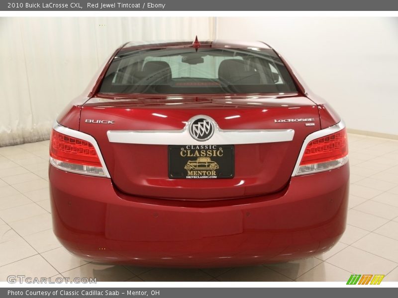 Red Jewel Tintcoat / Ebony 2010 Buick LaCrosse CXL