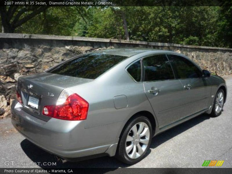 Diamond Graphite Metallic / Graphite 2007 Infiniti M 35 Sedan