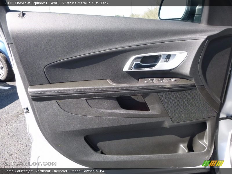 Silver Ice Metallic / Jet Black 2016 Chevrolet Equinox LS AWD