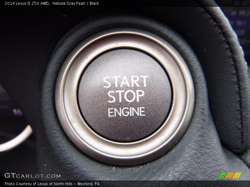 Nebula Gray Pearl / Black 2014 Lexus IS 250 AWD