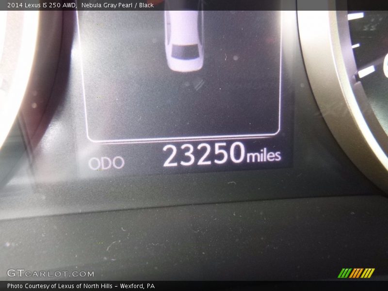Nebula Gray Pearl / Black 2014 Lexus IS 250 AWD