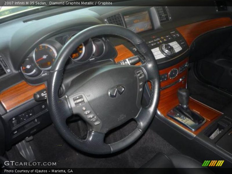 Diamond Graphite Metallic / Graphite 2007 Infiniti M 35 Sedan