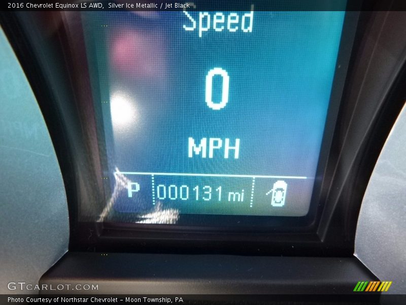 Silver Ice Metallic / Jet Black 2016 Chevrolet Equinox LS AWD