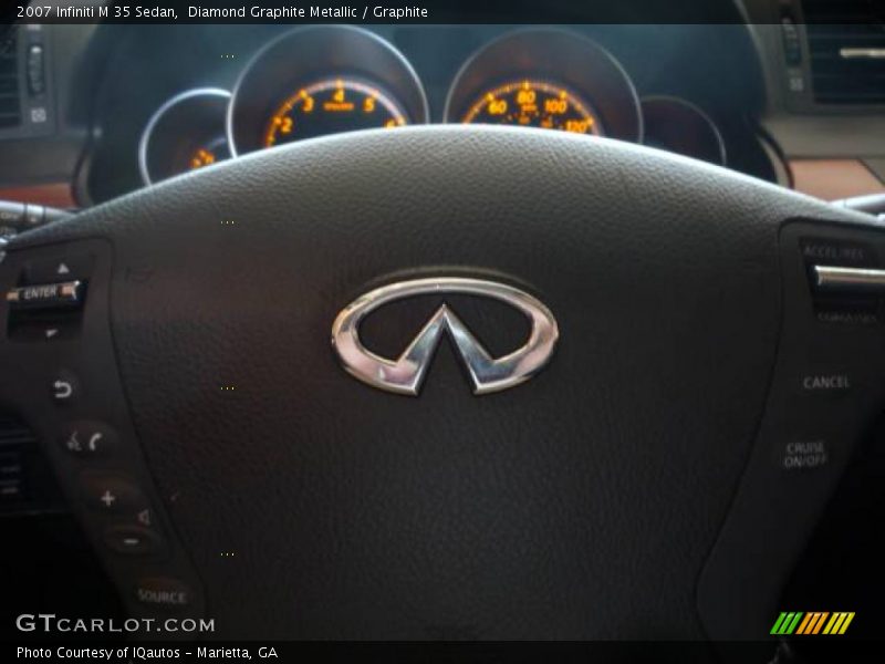 Diamond Graphite Metallic / Graphite 2007 Infiniti M 35 Sedan