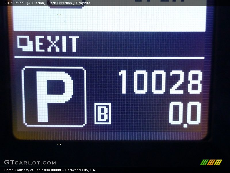Black Obsidian / Graphite 2015 Infiniti Q40 Sedan