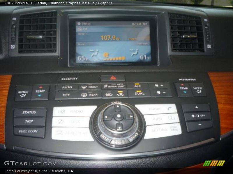 Diamond Graphite Metallic / Graphite 2007 Infiniti M 35 Sedan