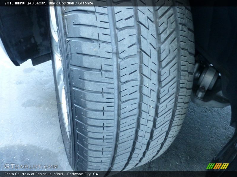Black Obsidian / Graphite 2015 Infiniti Q40 Sedan
