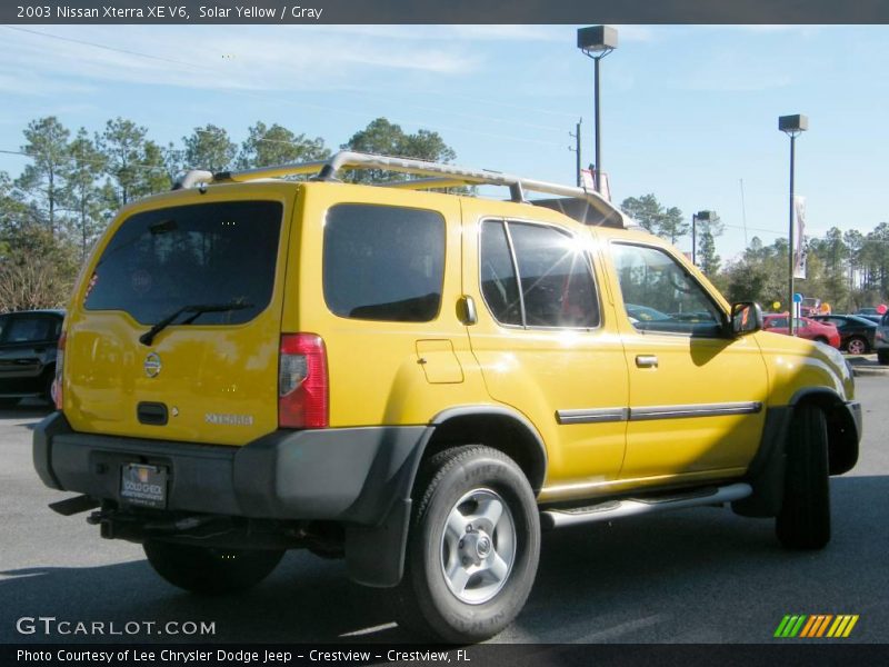 Solar Yellow / Gray 2003 Nissan Xterra XE V6