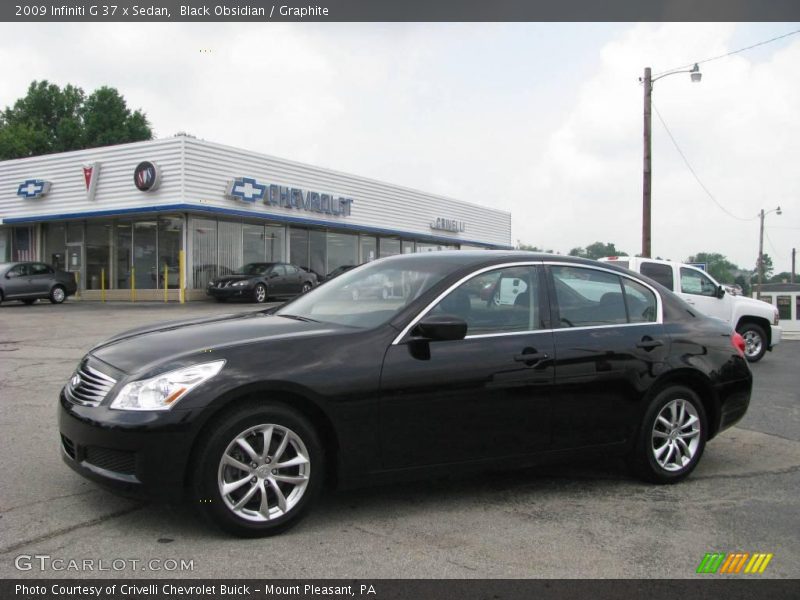 Black Obsidian / Graphite 2009 Infiniti G 37 x Sedan