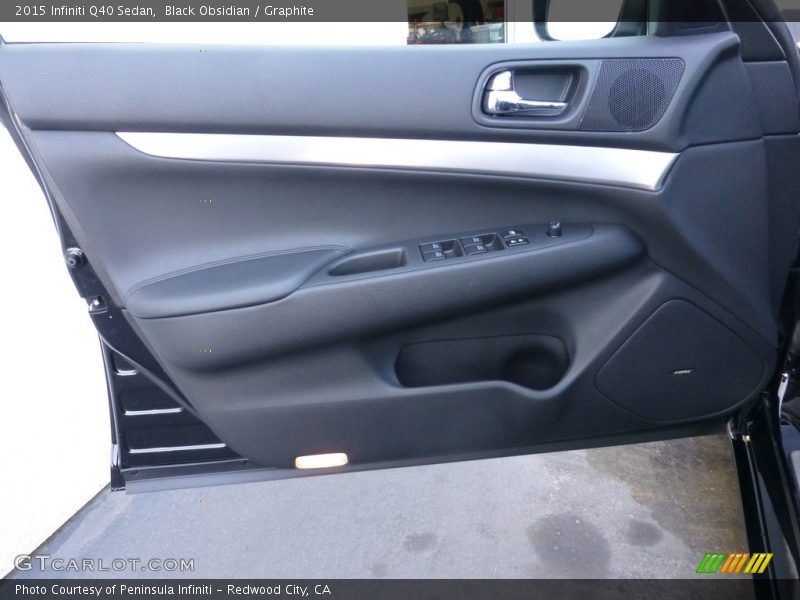 Black Obsidian / Graphite 2015 Infiniti Q40 Sedan