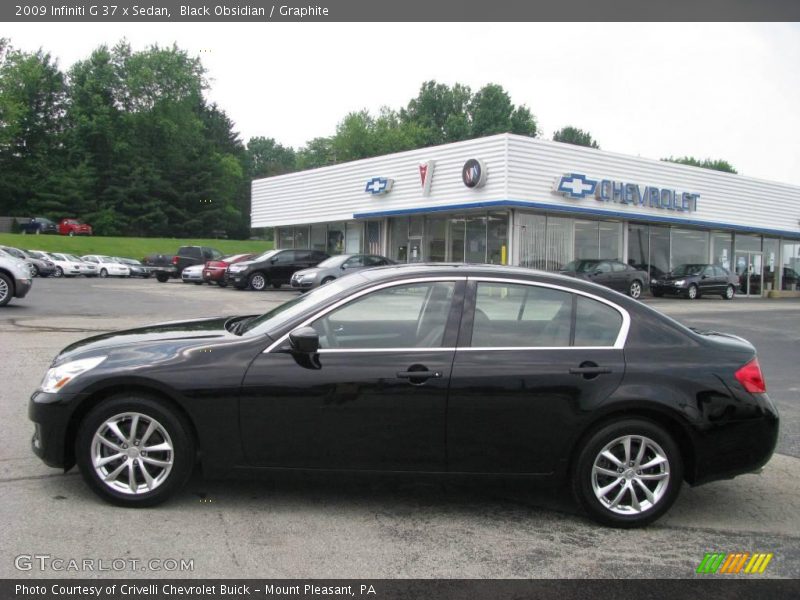 Black Obsidian / Graphite 2009 Infiniti G 37 x Sedan