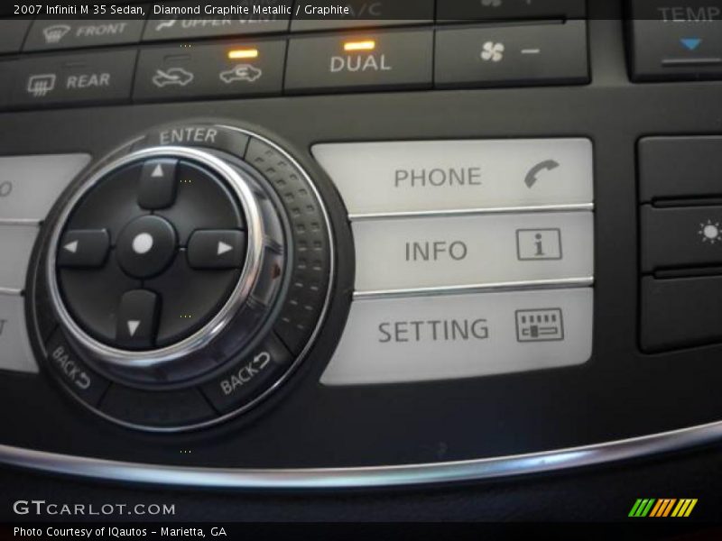 Diamond Graphite Metallic / Graphite 2007 Infiniti M 35 Sedan