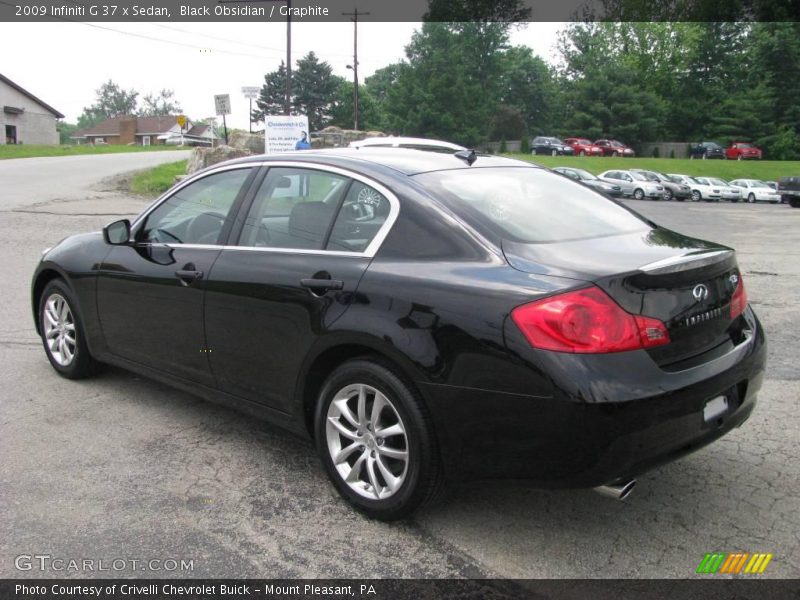 Black Obsidian / Graphite 2009 Infiniti G 37 x Sedan