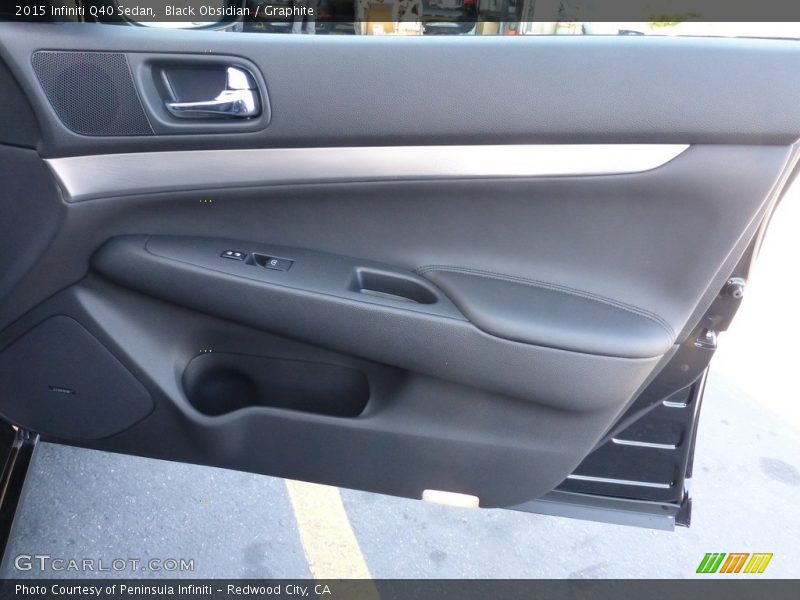 Black Obsidian / Graphite 2015 Infiniti Q40 Sedan