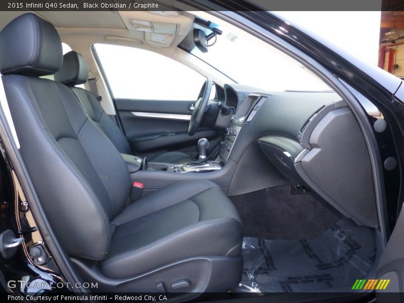 Black Obsidian / Graphite 2015 Infiniti Q40 Sedan