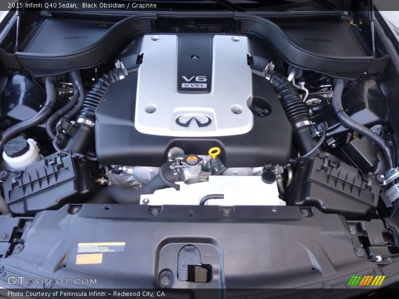 Black Obsidian / Graphite 2015 Infiniti Q40 Sedan